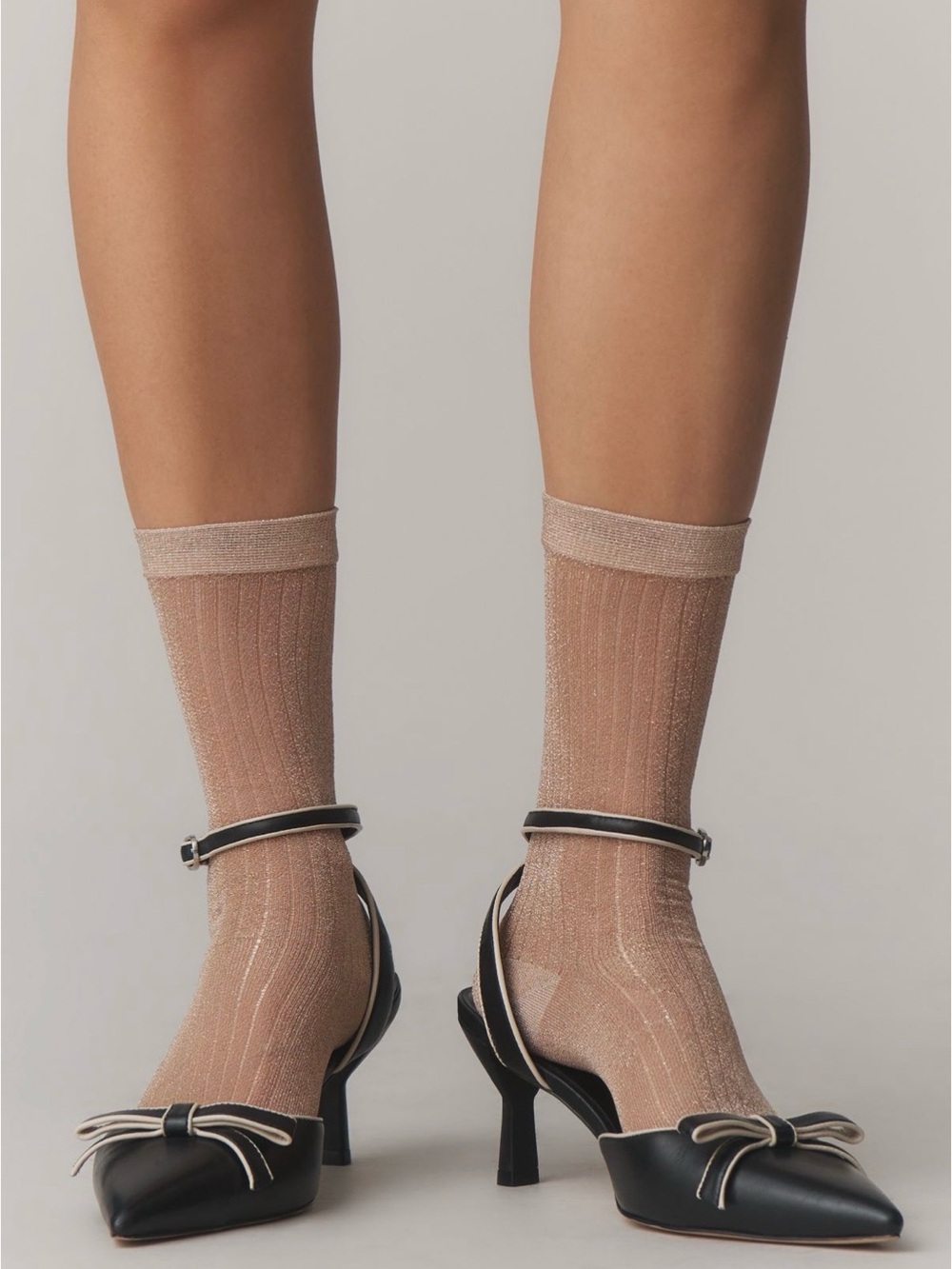 NWOT Maeve Pointed Toe Ankle Strap Bow Heels